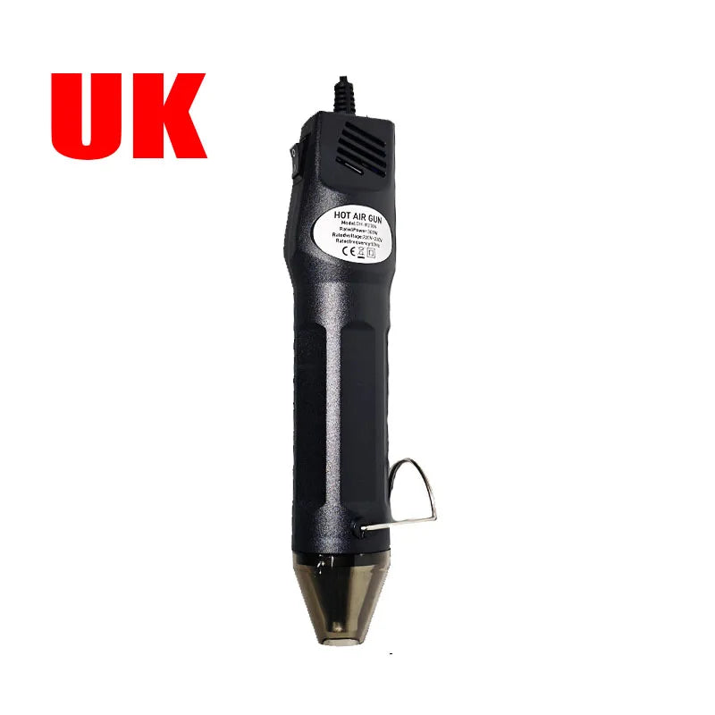 300 °C Hot Air Gun Soldering Temperature Blower Gun DIY Crafts Electric Power Hot Dryer Mini Heat Gun for Shrink Tubing Car Wrap