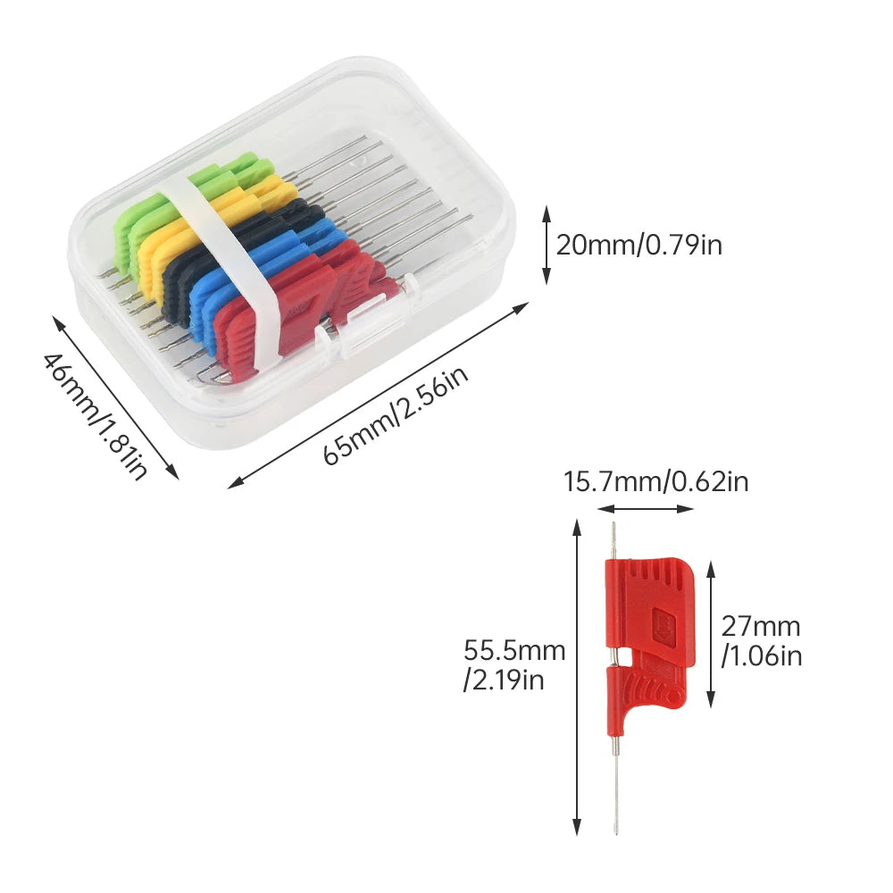 10X Universal Chip Micro IC Clamp SOP SOIC TSOP MSOP SSOP SOP8 SMD IC Test Clip Pin Adapter Programmer for Logic Analyzer Tool