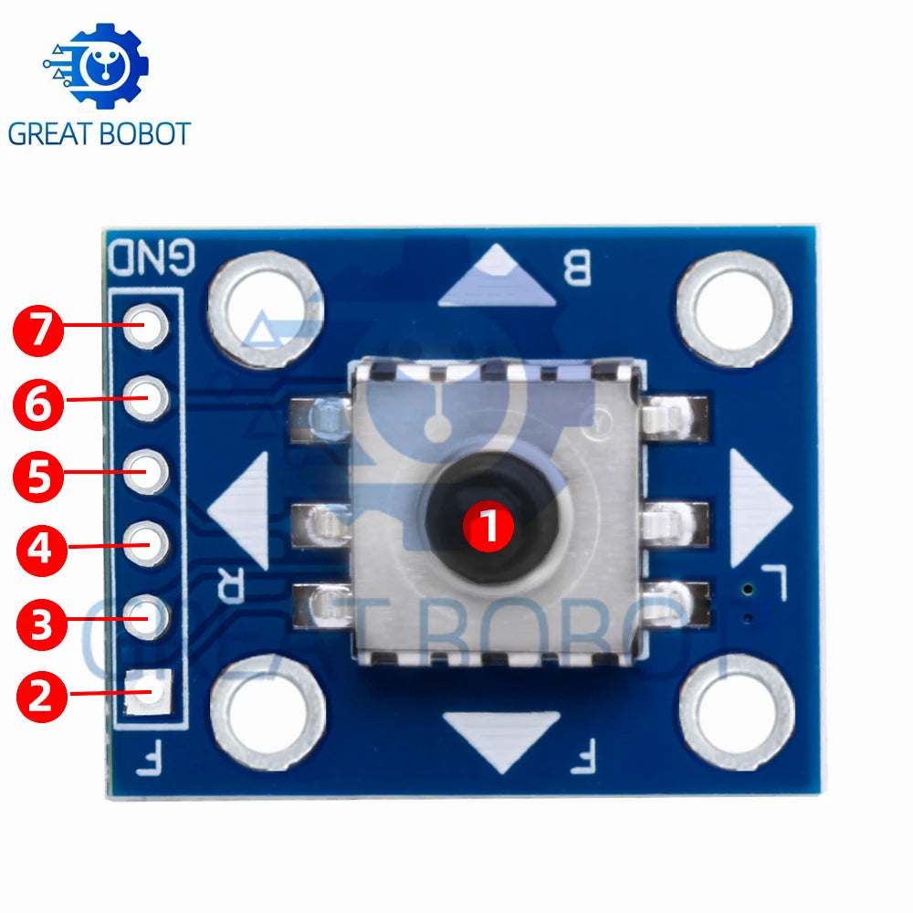 1~10PCS 5Way Navigation Button Module with 5D Joystick,Mechanical Tactile Switch for Arduino/STM32, DIY Robotics/Game Controller