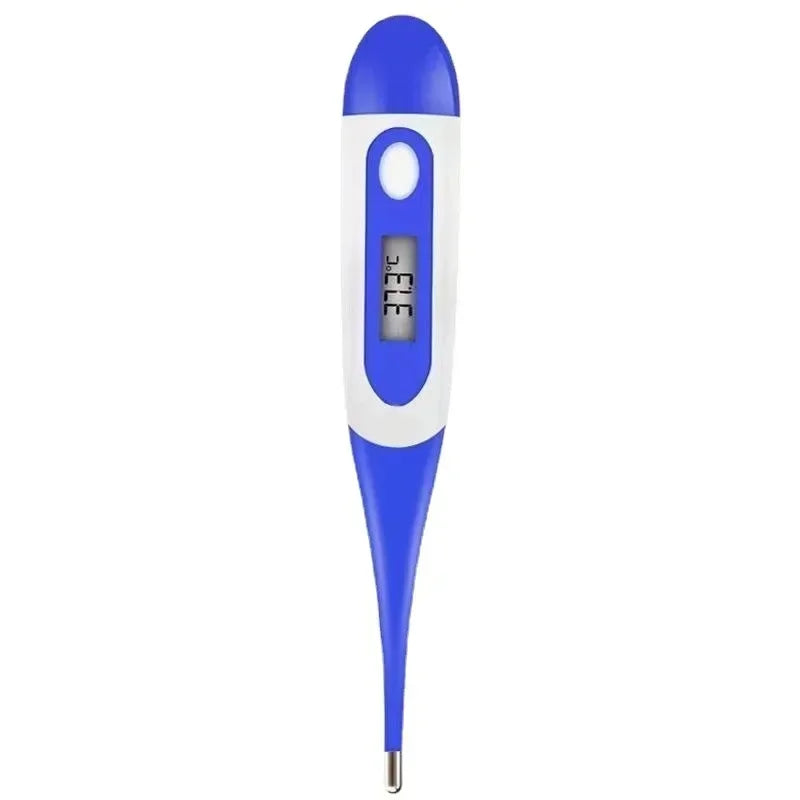 Professional Animal Digital Thermometer with Soft Probe Blue Digital Pet Dog Cat Veterinary Thermometer Waterproof Equipment