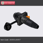 4Sets RJ45 Waterproof Network Connector 8P8C RJ45 Male&Female Chassis Sockets Ethernet Connector Zinc Alloy Copper Pin