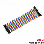 Dupont Line 10CM 20CM 30CM 40Pin Male to Male + Male to Female and Female to Female Jumper Wire Dupont Cable for Arduino DIY KIT