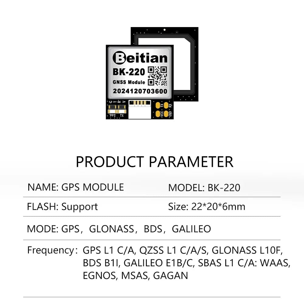 Beitian GPS Module with Compass M8 M9 M10 Ceramic Antenna on-board flight controller FPV GNSS GPS Receiver Antenna Module Ublox