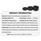 1~50m Braided Cable Sleeve Diameter 4~30mm PET Heat Shrink Tube Insulation Flam Retardant Shrinkable Wire Wrap Sheath Organizer