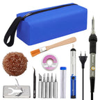 Sumsour Electric Soldering Iron 60W 220V / 110V Adjustable Temperature Welding Rework Solder Repair Tools Kit
