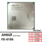 AMD FX-Series FX 6100 3.3 GHz Six-Core Six-Thread CPU Used FD6100WMW6KGU Socket AM3+