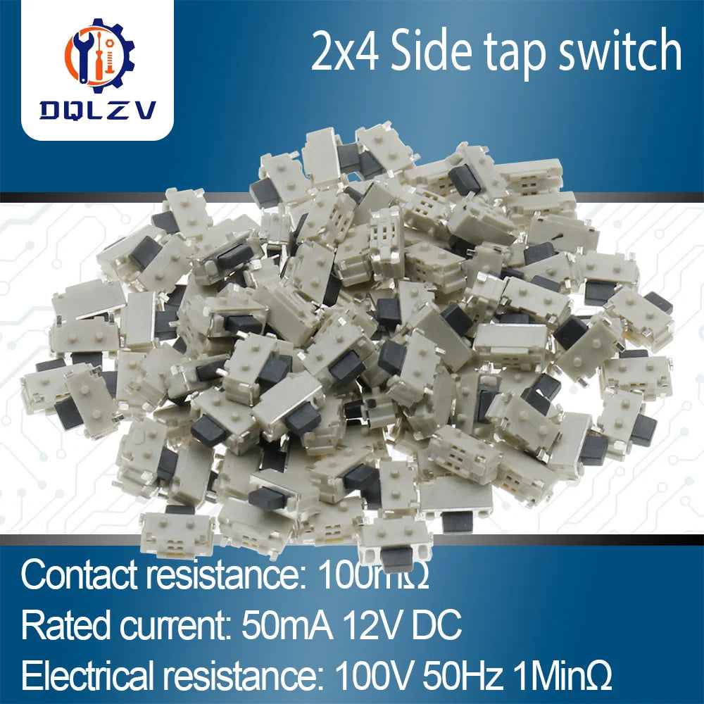 2x4 2*4*3.5 MM Micro SMD Tact Switch Side Button Switch Phone Button
