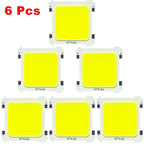 LED COB CHIP for USB Portable Mini Keychain Camping Light Pocket Flashlight Outdoor DC 2.8-3.2V Max 5-15W 500-1500lm 6pcs