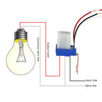 Automatic On Off Photocell Street Lamp Light Switch Controller 110V 220V 24V 12V 10A Photo Control Photoswitch Sensor Switch