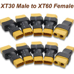 XT60 to XT30 Plug Adapter Converter Connector Male/Female for FPV Drone RC Lipo Battery Charger ESC Accessory Drone Parts DIY