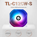 Thermalright 120mm Case Fan TL-C12C EXTREM/C12CW-S/C12C-S/C12CW/C12C CPU Cooling Fan ARGB 120mm High Performance Fan