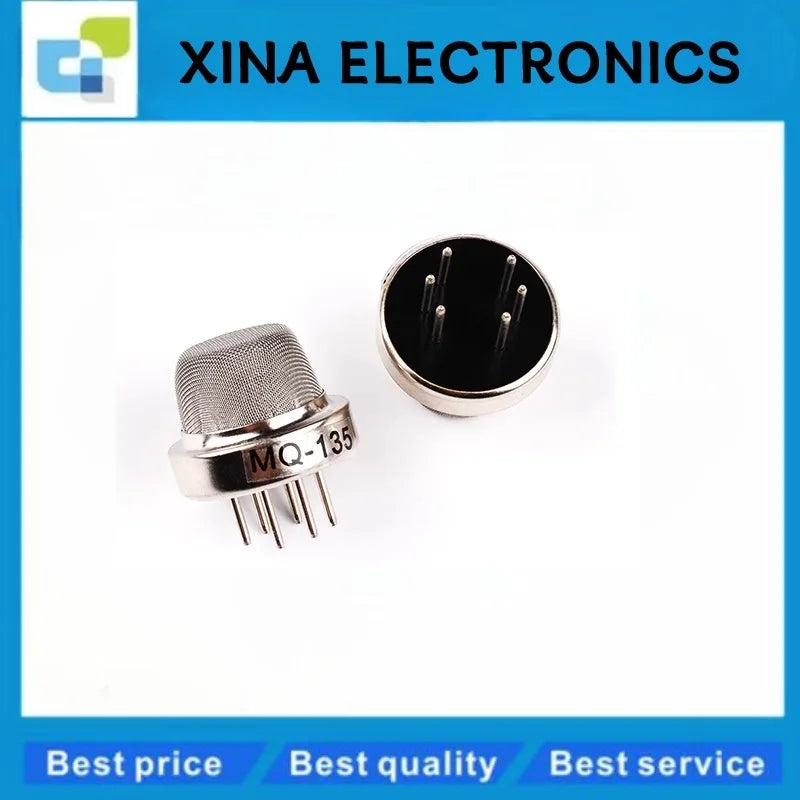 10Pcs Gas Sensor MQ-2 MQ-3 MQ-4 MQ-5 MQ-6 MQ-7 MQ-8 MQ-9 MQ-135 ORIGINAL ROHS Free Shipping