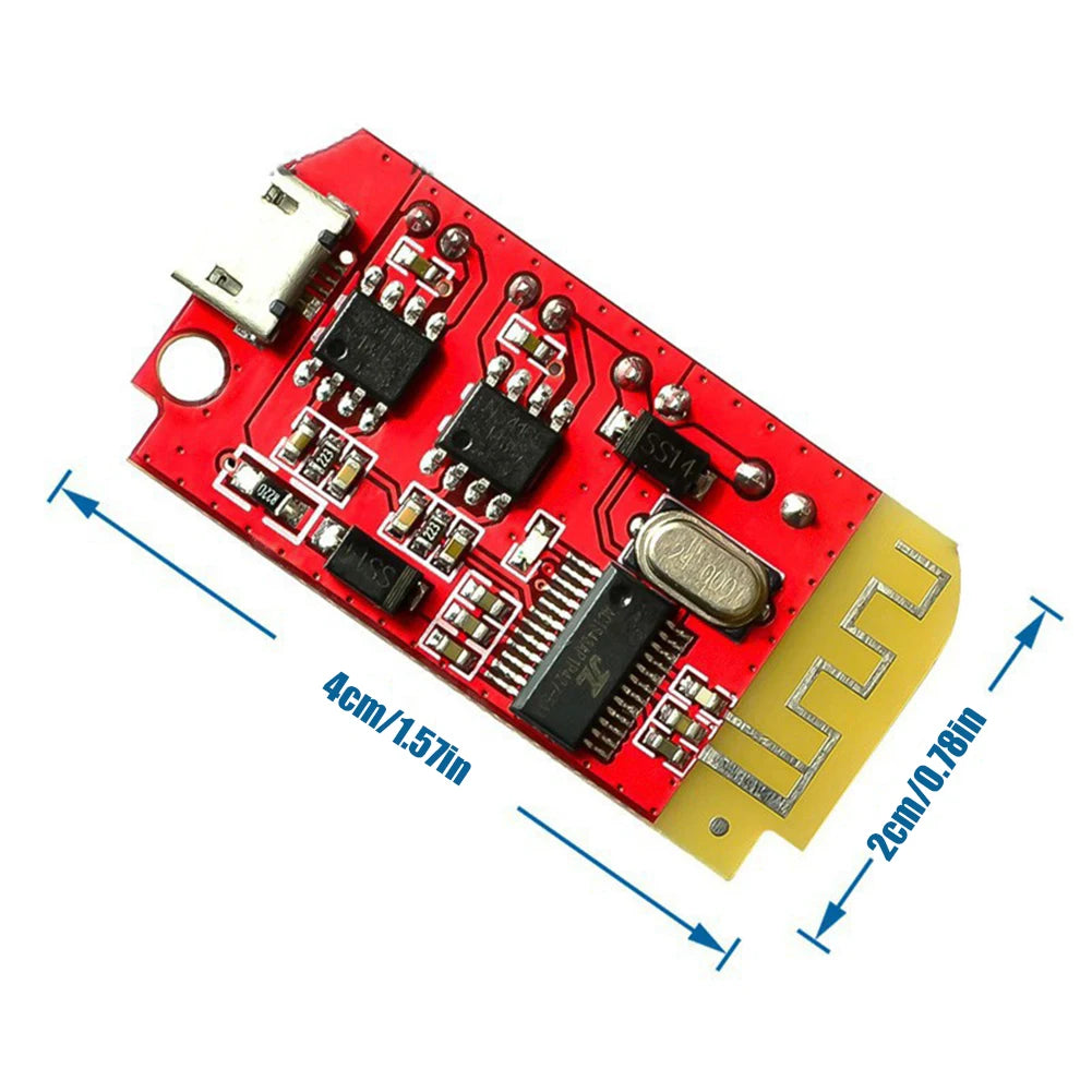 CT14 Micro 4.2 Stereo Bluetooth Power Amplifier Board Module 5W+5W Double Dual Plate DIY Bluetooth Speaker Sound Music Module