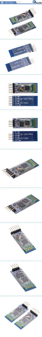 HC-05 HC05 Wireless Module For Arduino Serial 6 Pin Bluetooth / HC-06 4 Pin RF Receiver Transceiver Module RS232 Master Slave