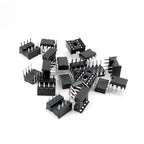 NE555 NE555P IC 555 & 8 Pin DIP Timer Programming Oscillator Chip Sockets Kit 1/5set