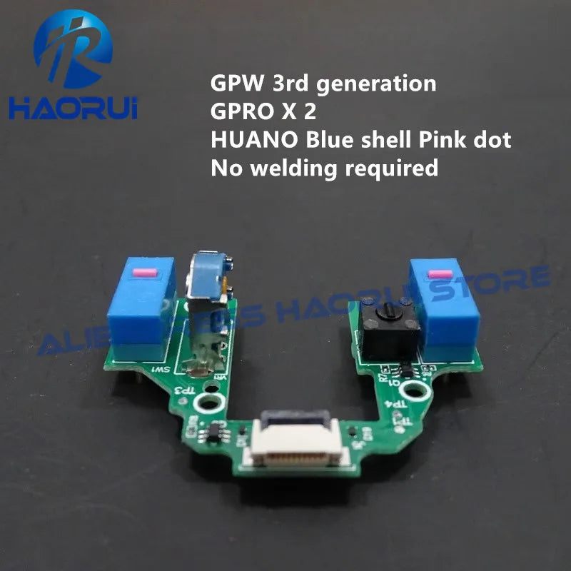Latest GPW 3 Mouse PCB Board Micro Switch Button for Logitech G Pro X Superlight 2 Welding Free Motherboard Microswitch Encoder
