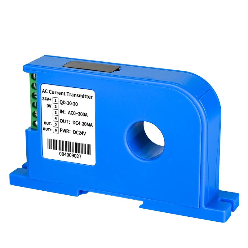 AC DC 0-600A Current Sensor 4-20mA 0-10V RS485 20mm Close Loop Current Transducer High Accuracy Hall Effect Current Transmitter