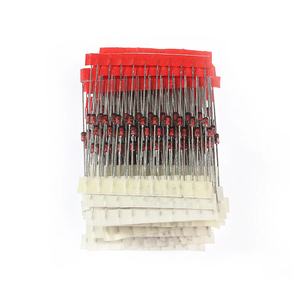 250PCS 25 Values 1W Zener Diode Kit,3V~33V 1N47 Series Voltage Regulator Diodes set, 3V 3V3 3V6 3V9 4V3 4V7 5V1 5V6 6V2 6V8 7V5