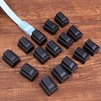 10-100PCS RJ45 Connectors Dust Cover Ethernet Cable Protective Case Cap for RJ45 Pass Through Connector Network Cat6 Cat7