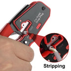 RJ45 crimping tool kit Ethernet crimper and tester for Cat5e Cat6 Cat6a 8P8C modular connectors