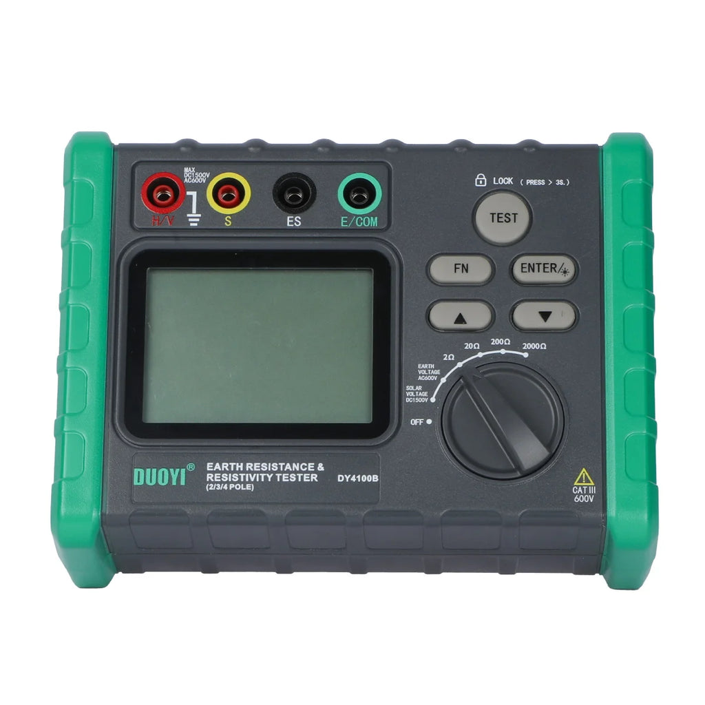 DUOYI 4100B Digital Ground Resistance Test Lightning Protection Detection Measuring Instrument Rocker Ground Resistance Tester
