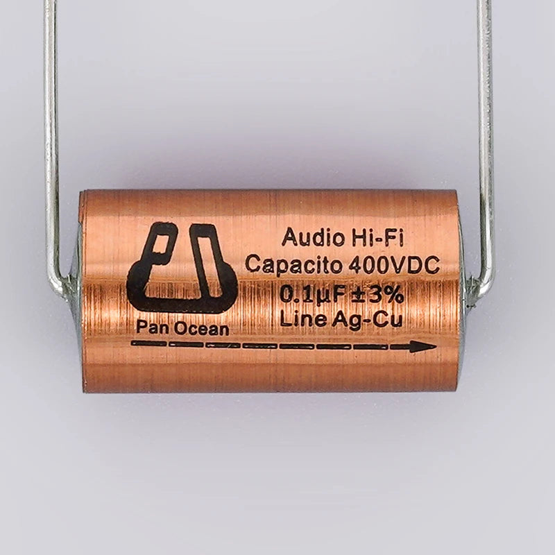 Free shipping 2pcs Tianji MKP Series Metallized polypropylene polar Audio Hi-Fi capacitor Line Ag-Cu ±3%