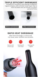100 Meters/ 10M 3:1 Ratio Adhesive Lined Heat Shrink Tube Thicken With Glue Dual Wall Tubing Diameter 2.4/3.2/4.8/6.4/7.9/9.5mm