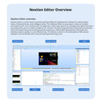 NEXTION NX4880E043-011C 4.3" Edge Series HMI Touch Display LCD-TFT Capacitive Screen Panel Module Built-in RTC Without Enclosure