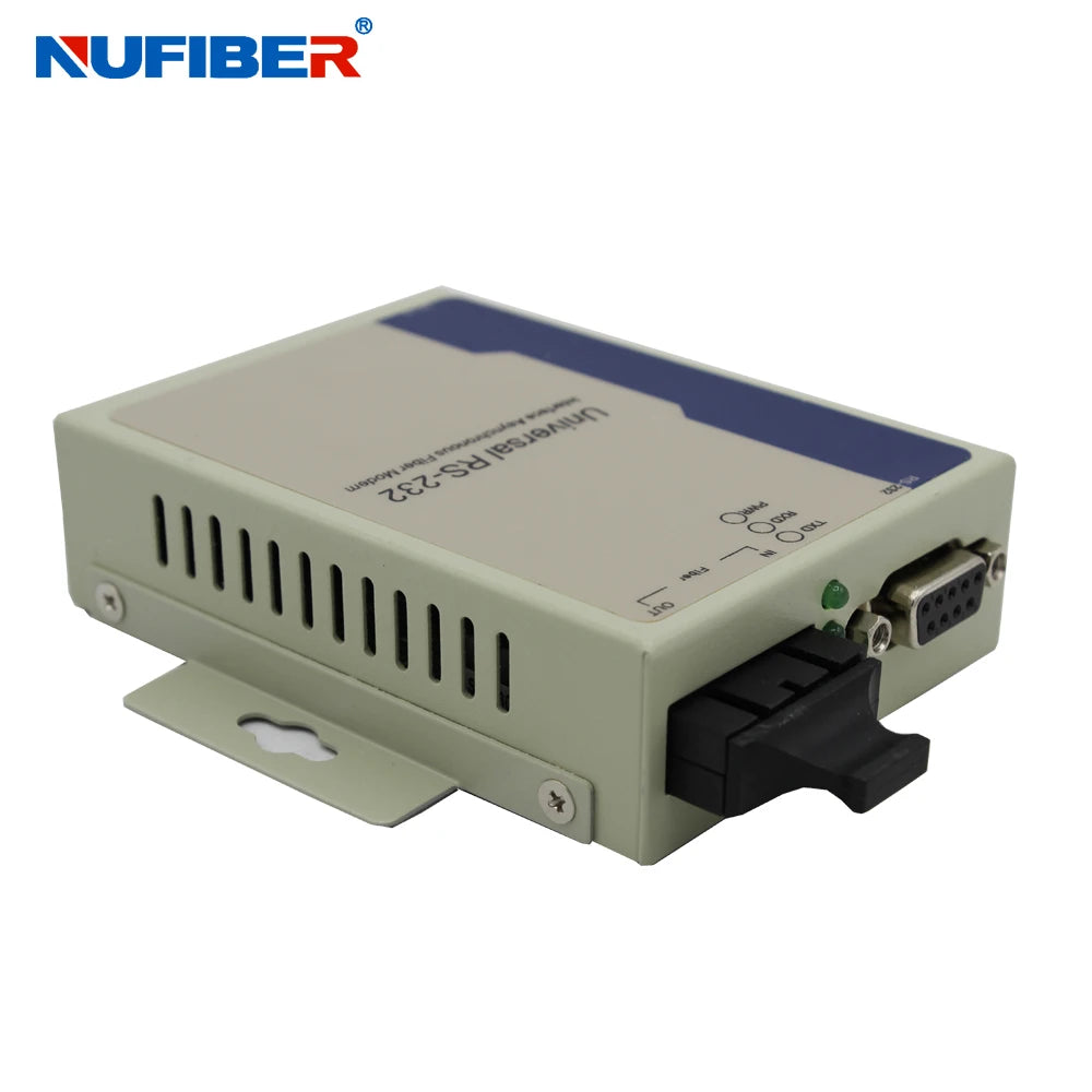 Industrial RS485/RS422/RS232 to Single-mode Simplex Serial to Fiber Converter, 1310nm/1550nm 20km Fiber optic modem