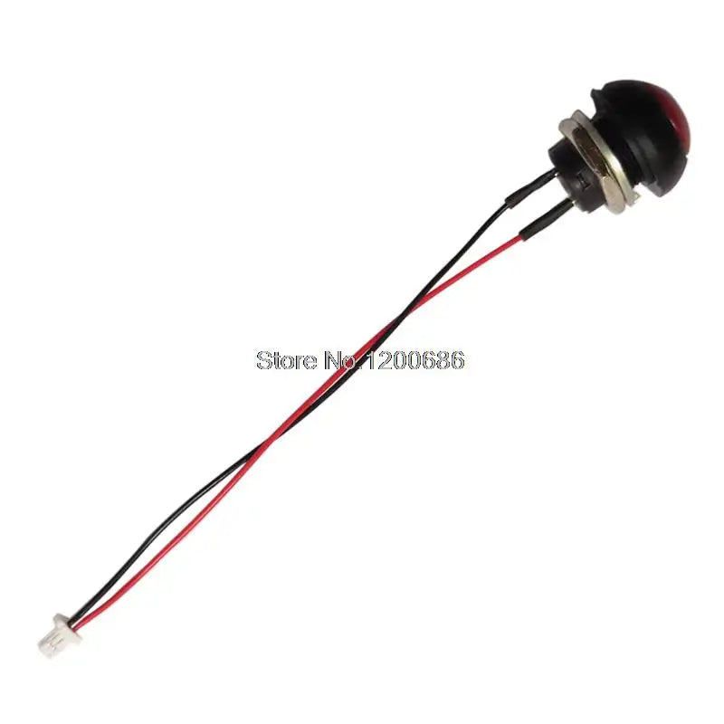 10cm 2pin JST SH 1.0 connector cable to 12mm NO normally open on after push momentary action pushbutton normally off Switch