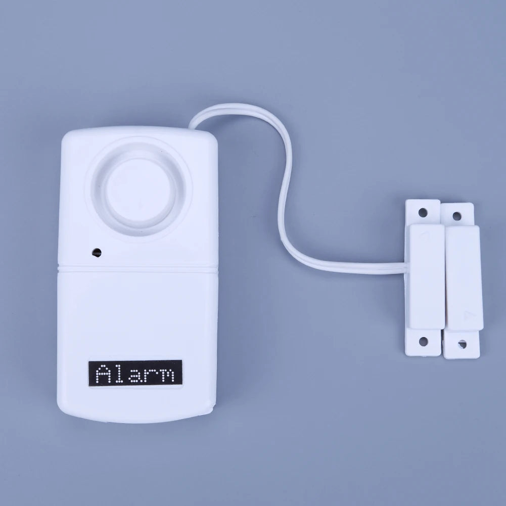 Mini Window Magnetic Alarm System Battery Powered Sticky  Alarm Sensor Easy Installation Lightweight for Factory Company
