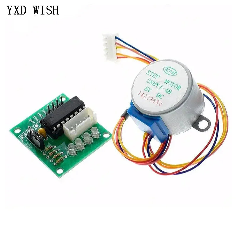 10PCS 28BYJ-48-5V 4 phase Stepper Motor Driver Board ULN2003 For Arduino 8BYJ Motor Driver + ULN2003 Board DIY Kit