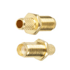 RP-SMA-KY-3 Male Female Bulkhead Crimp for RG58 RG142 SYV50-3 Cable RF Coaxial Connector