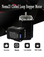 Nema23 57Closed Loop Stepper Motor Drive All-in-one Encoder Hybrid 8mm Shaft 57mm Easy Servo Motor 1000 Line Encoder DC24-48V