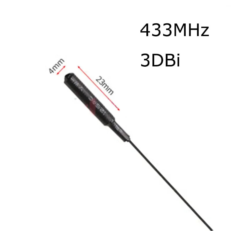 1pcs 433MHz Internal Antenna Lora Singal Amplifier Built-in Spring FPC PCB Patch Antenna 8dbi Booster for Wireless Data Module