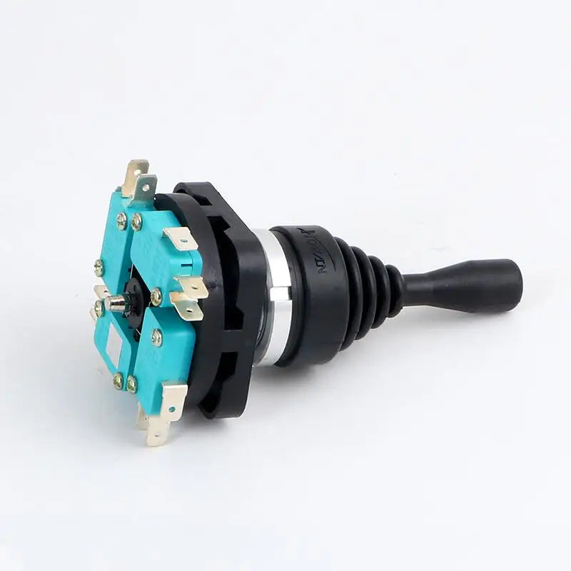 30mm Joystick Switch with Push Button Switch Momentary 4 Position Latching Rocker Switch Monolever Cross Switch HKF4-11A-4