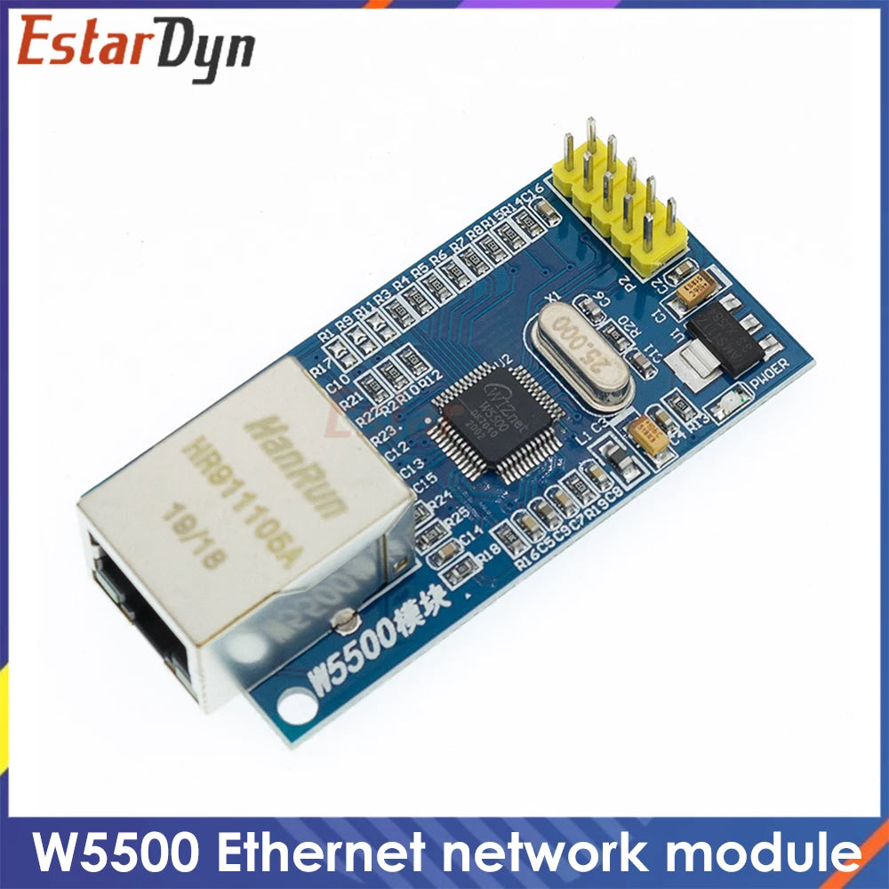 W5500 Ethernet network module hardware TCP / IP 51 / STM32 microcontroller program over W5100