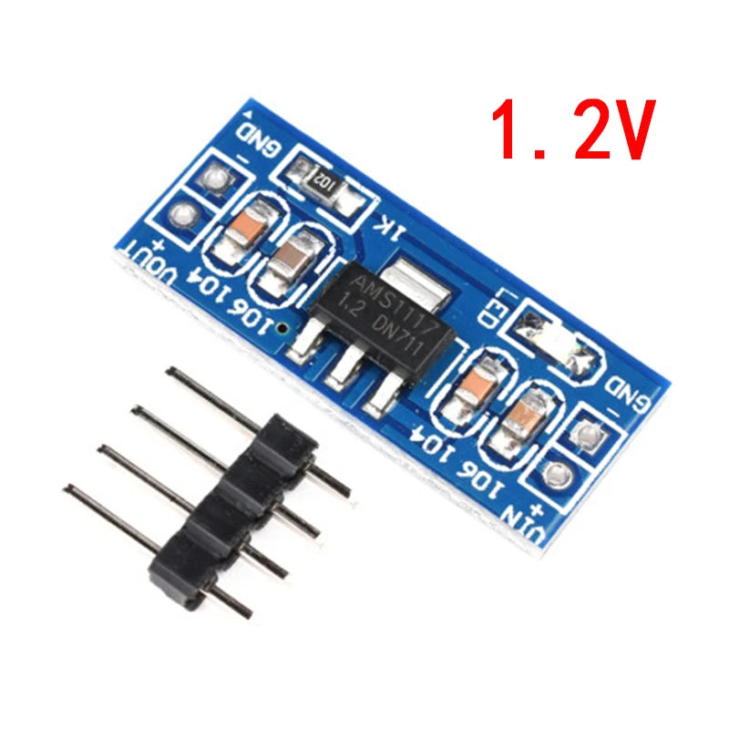 5pcs/lot AMS1117 1.2V 1.5V 1.8V 2.5V 3.3V 5V power supply module AMS1117-5.0V power module AMS1117-3.3V