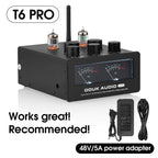 Douk Audio T6PRO HiFi JAN5725 Vaccum Tube Amplifier Bluetooth Receiver TPA3255 Power Amp with VU Meter 300W+300W