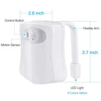 Color Changing Toliet Night Light Motion Sensor Led Motion Activated Washroom UV Slap Activated Butt Smart Night Light