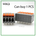 50Pcs/100PCS PCB terminal block DA803 2601 1.5 mm² spacing 3.5 mm pitch gray 2601-1102 3 4 5 6