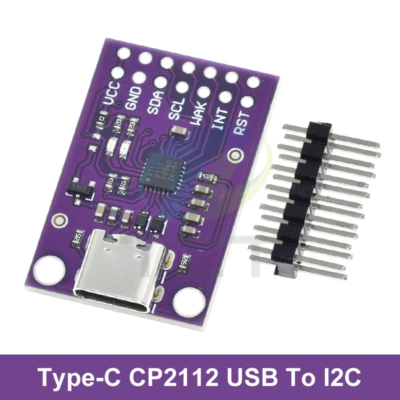 GREATZT 1/3PCS CP2112 Micro/Type-c Debug Board USB To I2C Module For Arduino