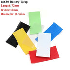 20/100/200pcs 18650 PVC Heat Shrink Tube Pre-Cut Lipo Battery Wrap Protective Sleeve Casing Precut Insulated Film Cover