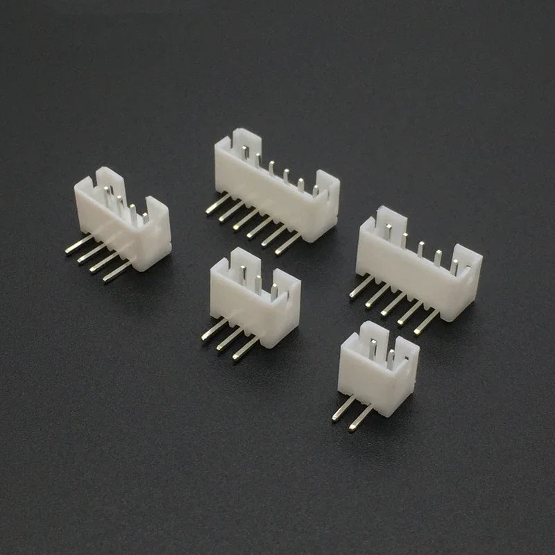 50PC PH2.0 Right-Angle Male Connector White 90Degree Foot Needle Holder 2.0MM Header Curved Needle 2/3/4/5/6-12Pin AW Curved Pin
