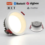 Recessed Tuya Bluetooth/Zigbee Matter 3CCT Smart LED Downlight 110V/220V 5W-12W Spotlight Bedroom Kitchen Indoor Downlight