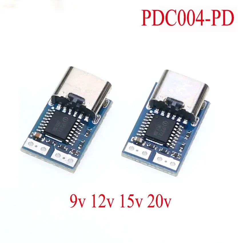 1pcs USB - C PD Trigger Board Module Fast Charge USB Type - C to 9V 12V 15V 20V High Speed Charger Power Delivery Boost Module