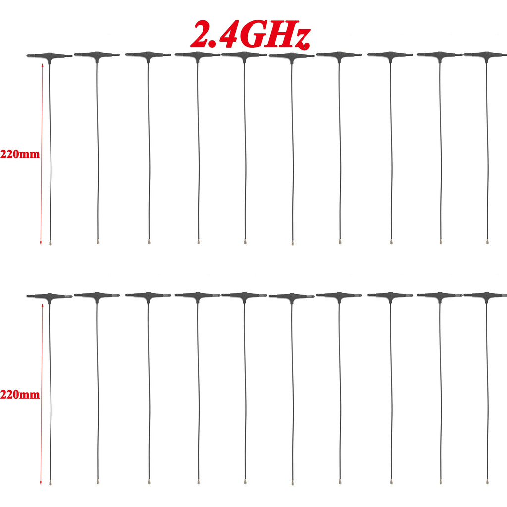 915MHz 2.4G T-type ELRS Antenna 78/120/220mm  IPEX 1 IPEX1 for FPV Drone TBS CROSSFIRE FRSKY R9mm R9MX ELRS Nano EP1 RX Receiver