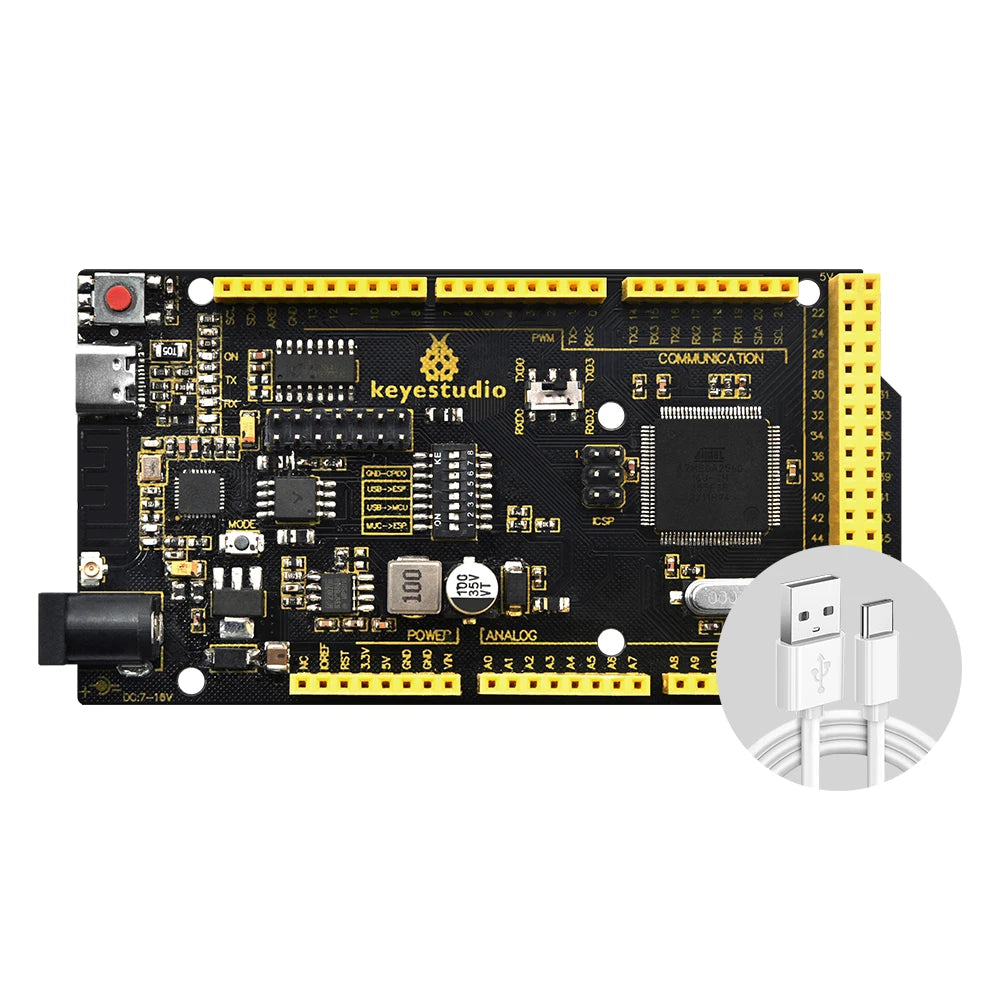 Keyestudio  2560MEGA  WiFi /Plus/ Pro / Development Board+USB Cable Compatible for Arduino MEGA2560  R3 Microcontroller Boards