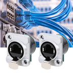 2Pcs RJ45 PCB Panel Fire Retardant Durable Insulator Material EL‑RJ‑WH5 Injection Board