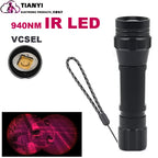 IR 850nm&940nm Latest Infrared Chip LED Zoom Night Vision Infrared Fill Light Tactical Hunting Zoom Flashlight IR Lighting Light